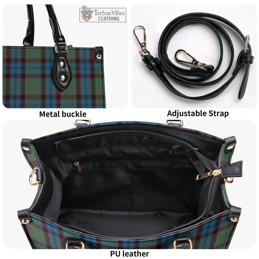 Tartan Vibes Clothing MacNicol Hunting Tartan Luxury Leather Handbags