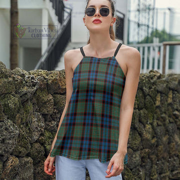 MacNicol Hunting Tartan Loose Halter Neck Camisole