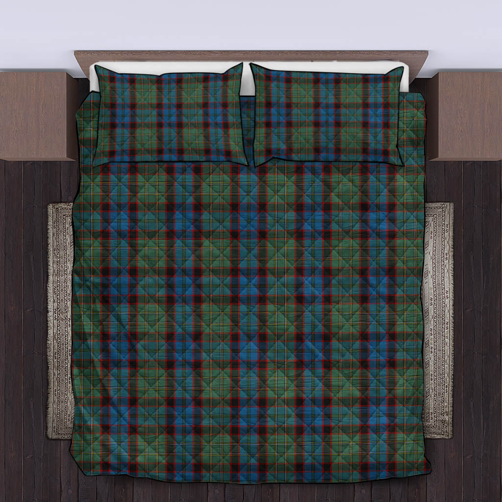 MacNicol Hunting Tartan Quilt Bed Set King - Tartan Vibes Clothing