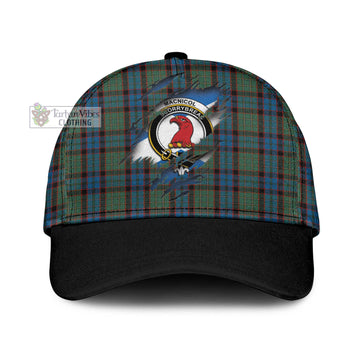 MacNicol Hunting Tartan Classic Cap with Family Crest In Me Style