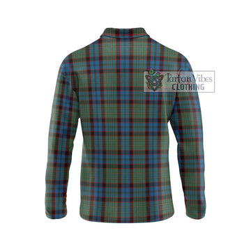 MacNicol Hunting Tartan Long Sleeve Polo Shirt with Family Crest DNA In Me Style