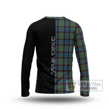 MacNicol Hunting Tartan Long Sleeve T-Shirt with Family Crest and Half Of Me Style