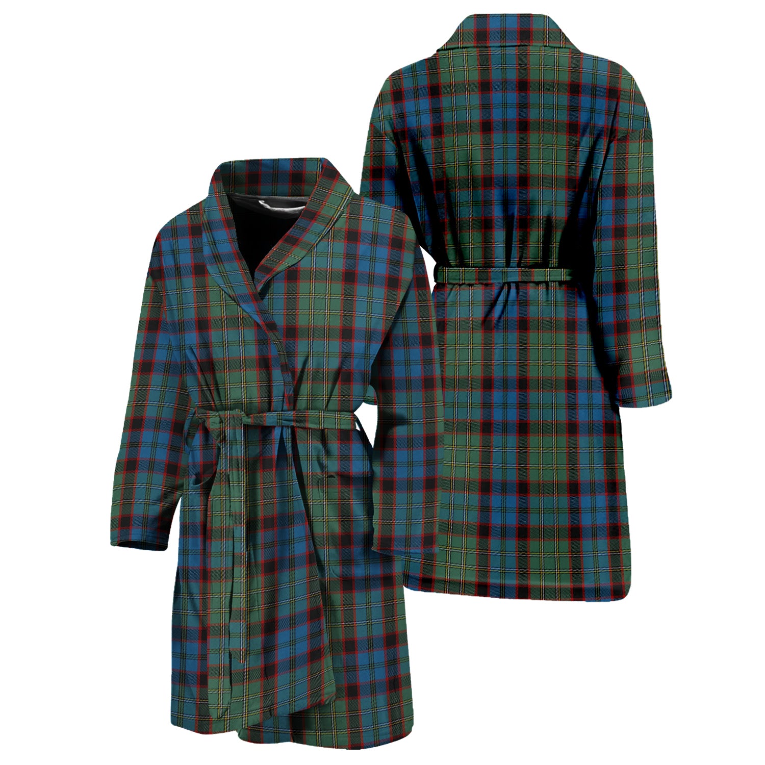 MacNicol Hunting Tartan Bathrobe Unisex M - Tartan Vibes Clothing