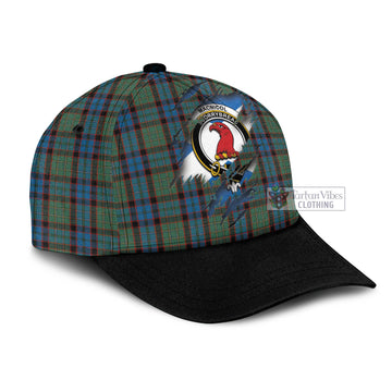 MacNicol Hunting Tartan Classic Cap with Family Crest In Me Style