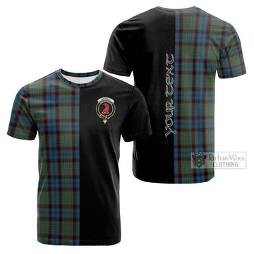 MacNicol Hunting Tartan Cotton T-shirt with Family Crest and Half Of Me Style