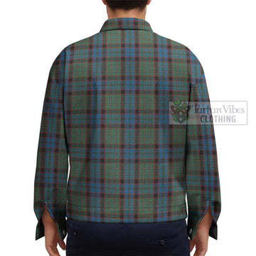 MacNicol Hunting Tartan Unisex Lapel Cotton Jacket