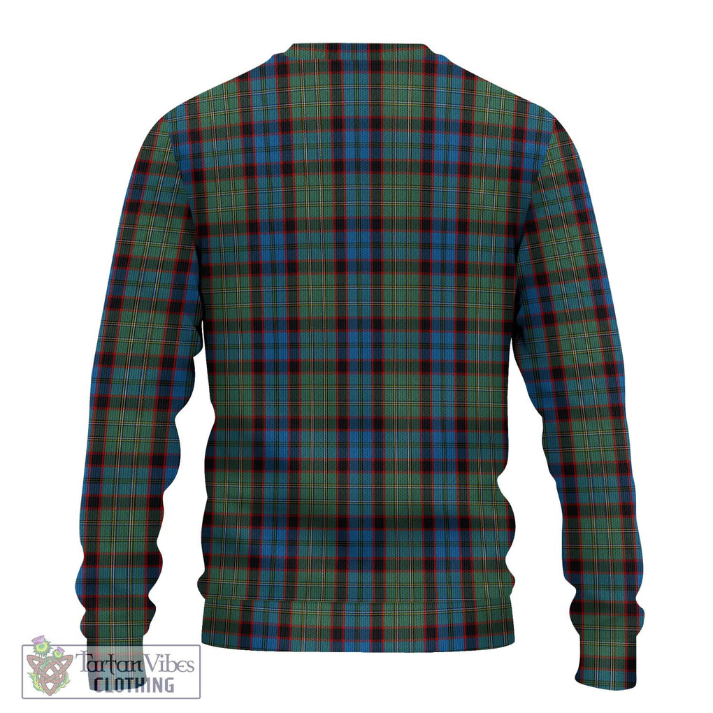 MacNicol Hunting Tartan Knitted Sweater with Family Crest DNA In Me Style - Tartanvibesclothing Shop