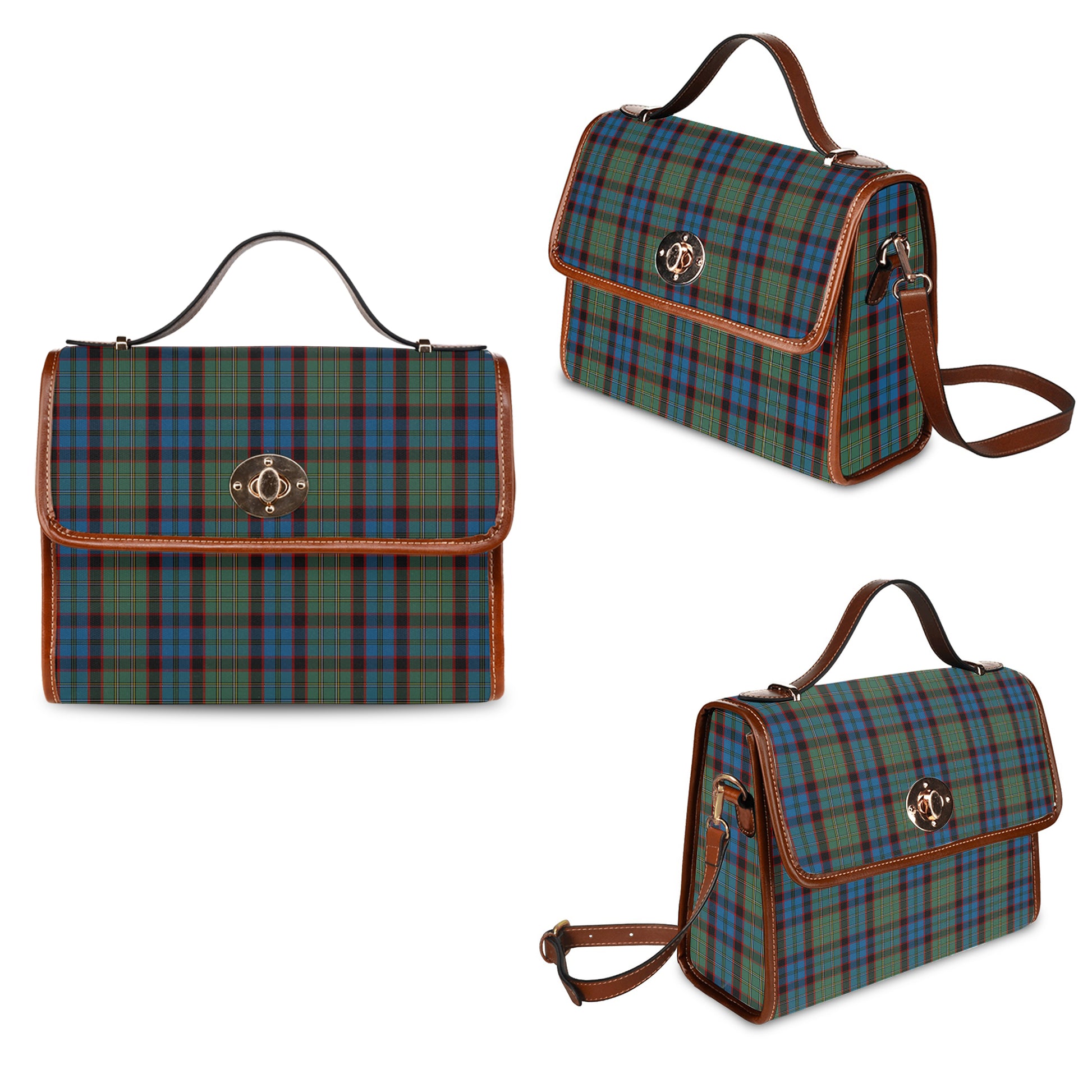 macnicol-hunting-tartan-leather-strap-waterproof-canvas-bag