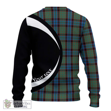 MacNicol Hunting Tartan Ugly Sweater with Family Crest Circle Style