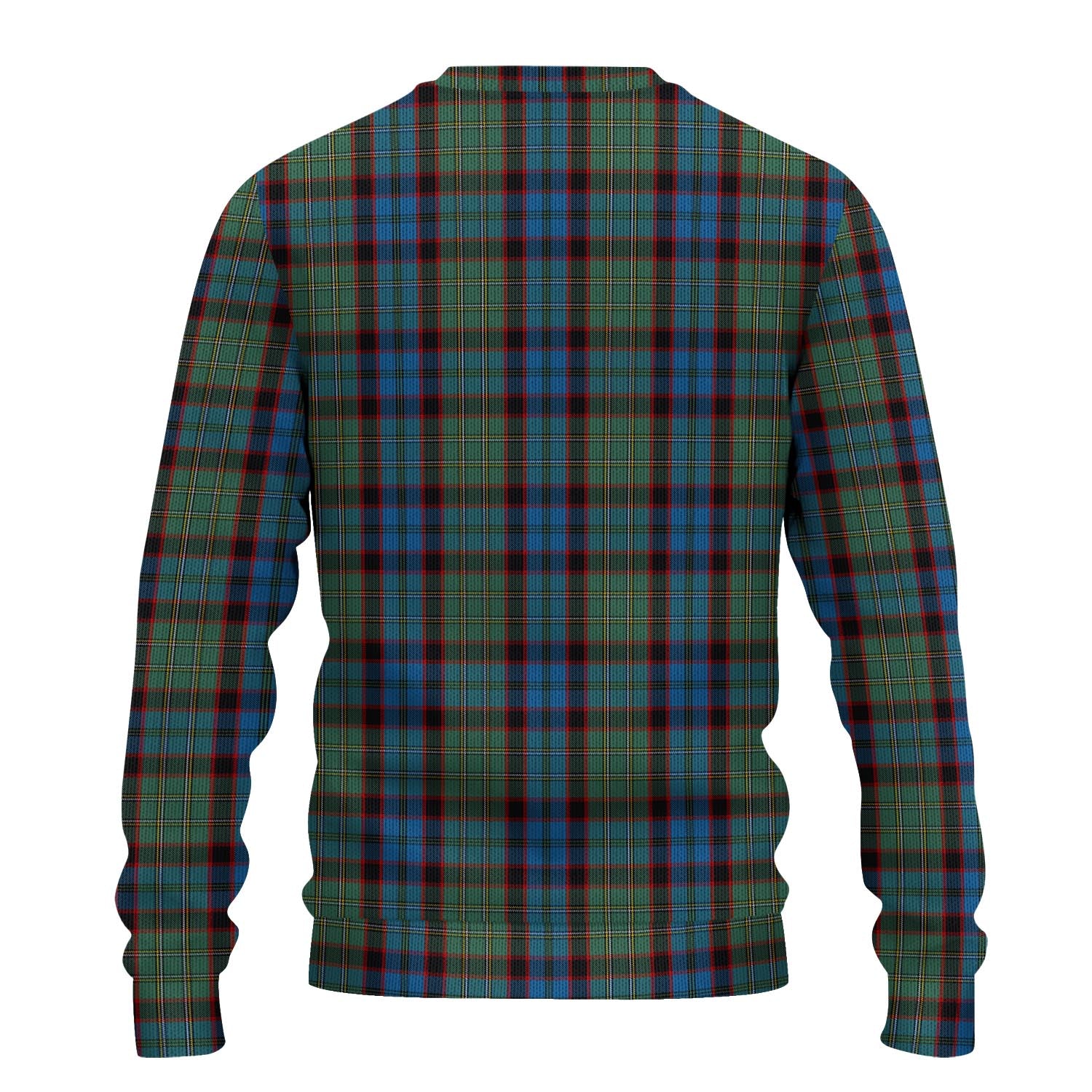 MacNicol Hunting Tartan Knitted Sweater with Family Crest - Tartanvibesclothing