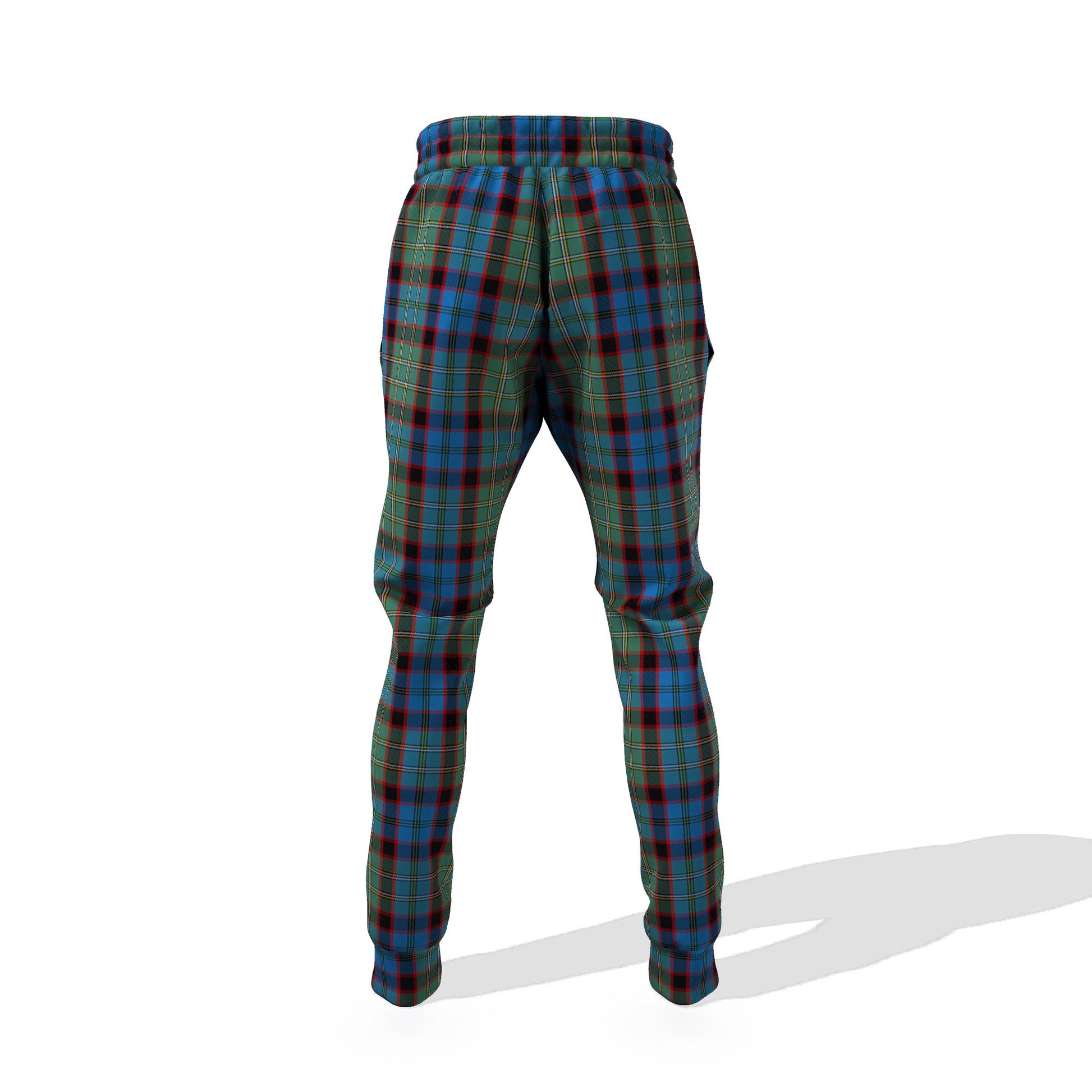 MacNicol Hunting Tartan Joggers Pants with Family Crest 6XL - Tartan Vibes Clothing