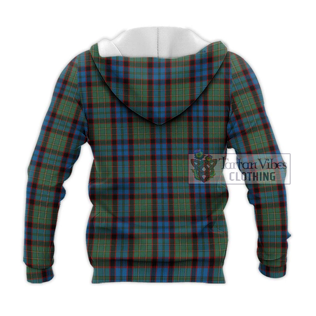 MacNicol Hunting Tartan Knitted Hoodie with Family Crest DNA In Me Style - Tartanvibesclothing Shop