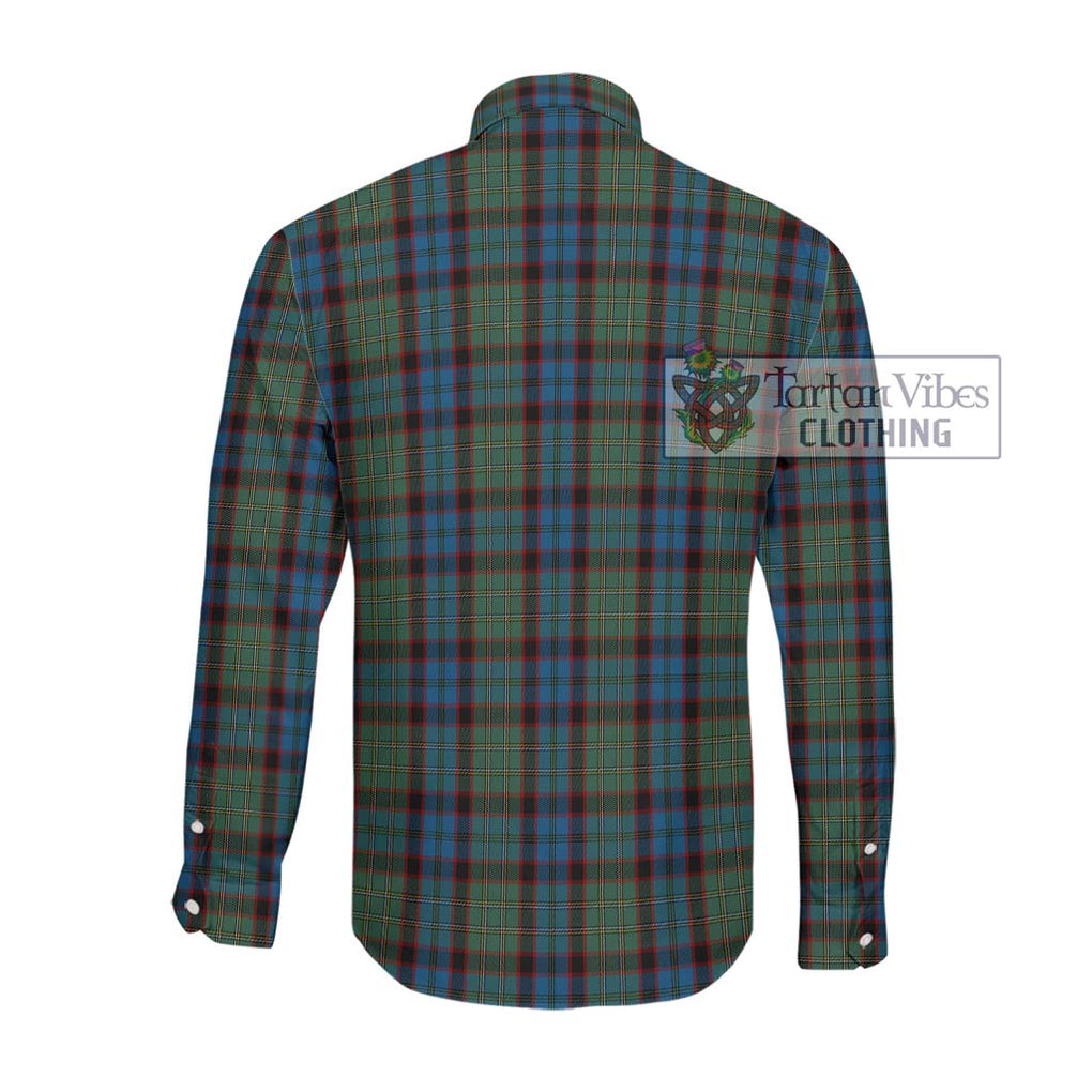 MacNicol Hunting Tartan Long Sleeve Button Shirt with Family Crest DNA In Me Style - Tartanvibesclothing Shop