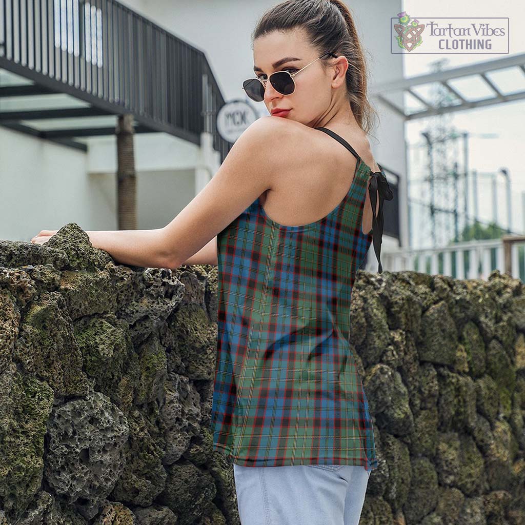 Tartan Vibes Clothing MacNicol Hunting Tartan Loose Halter Neck Camisole