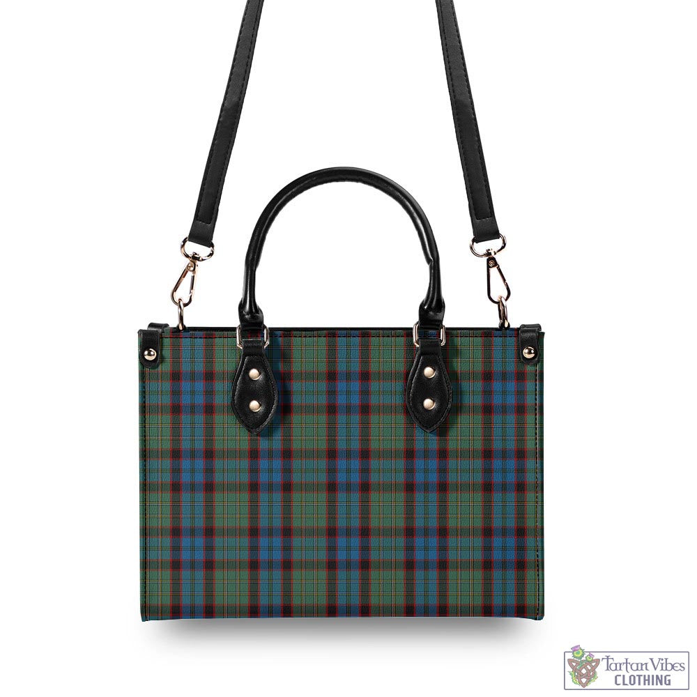 Tartan Vibes Clothing MacNicol Hunting Tartan Luxury Leather Handbags