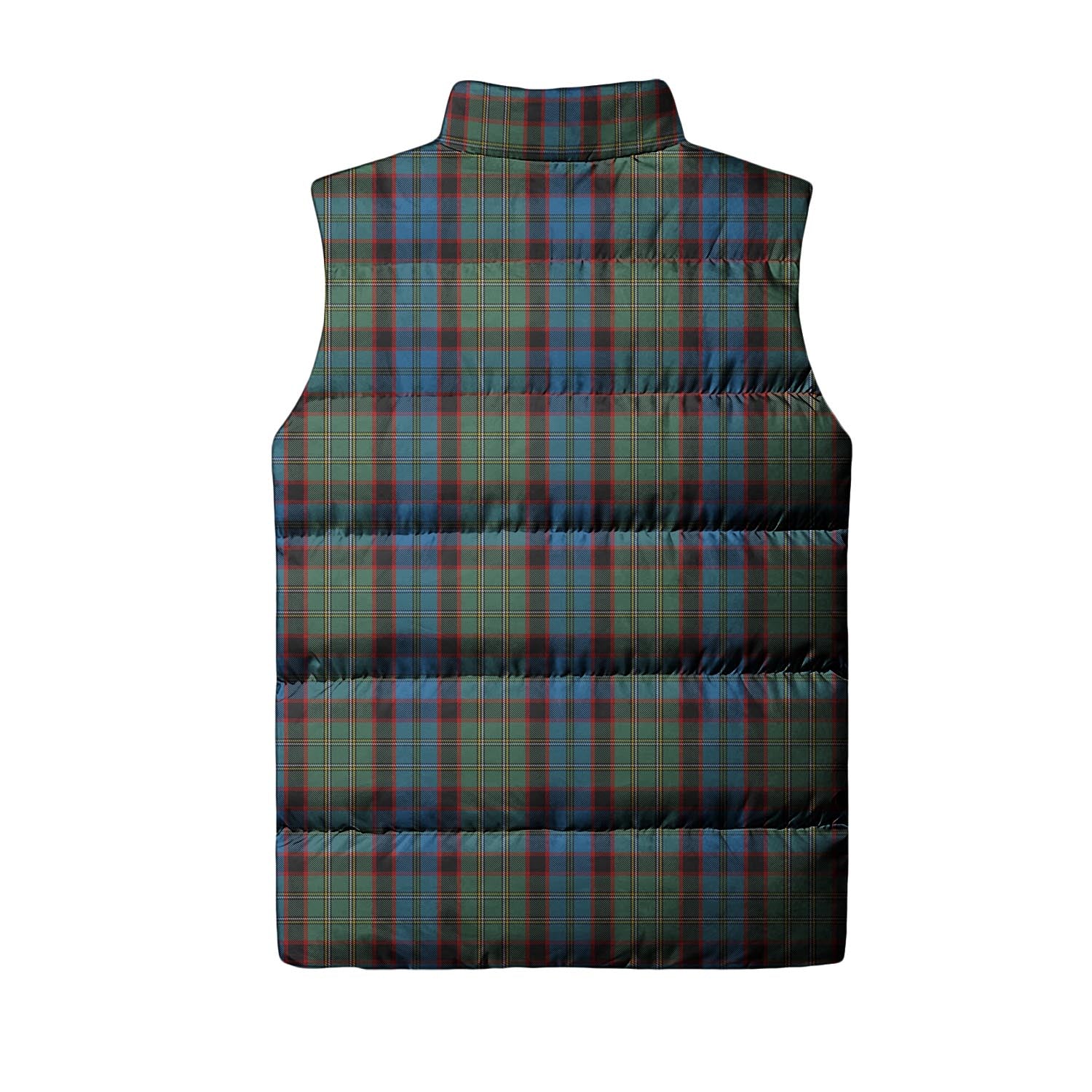 MacNicol Hunting Tartan Sleeveless Puffer Jacket with Family Crest - Tartanvibesclothing