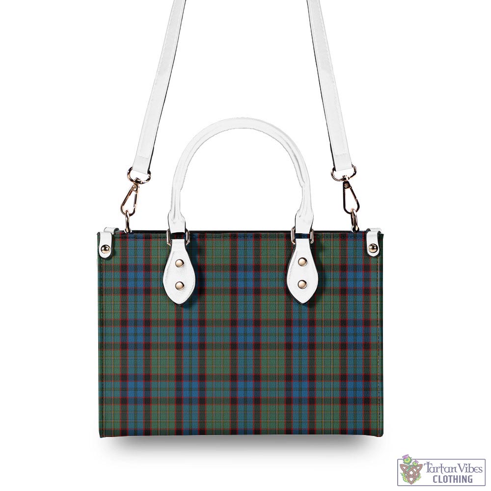 Tartan Vibes Clothing MacNicol Hunting Tartan Luxury Leather Handbags