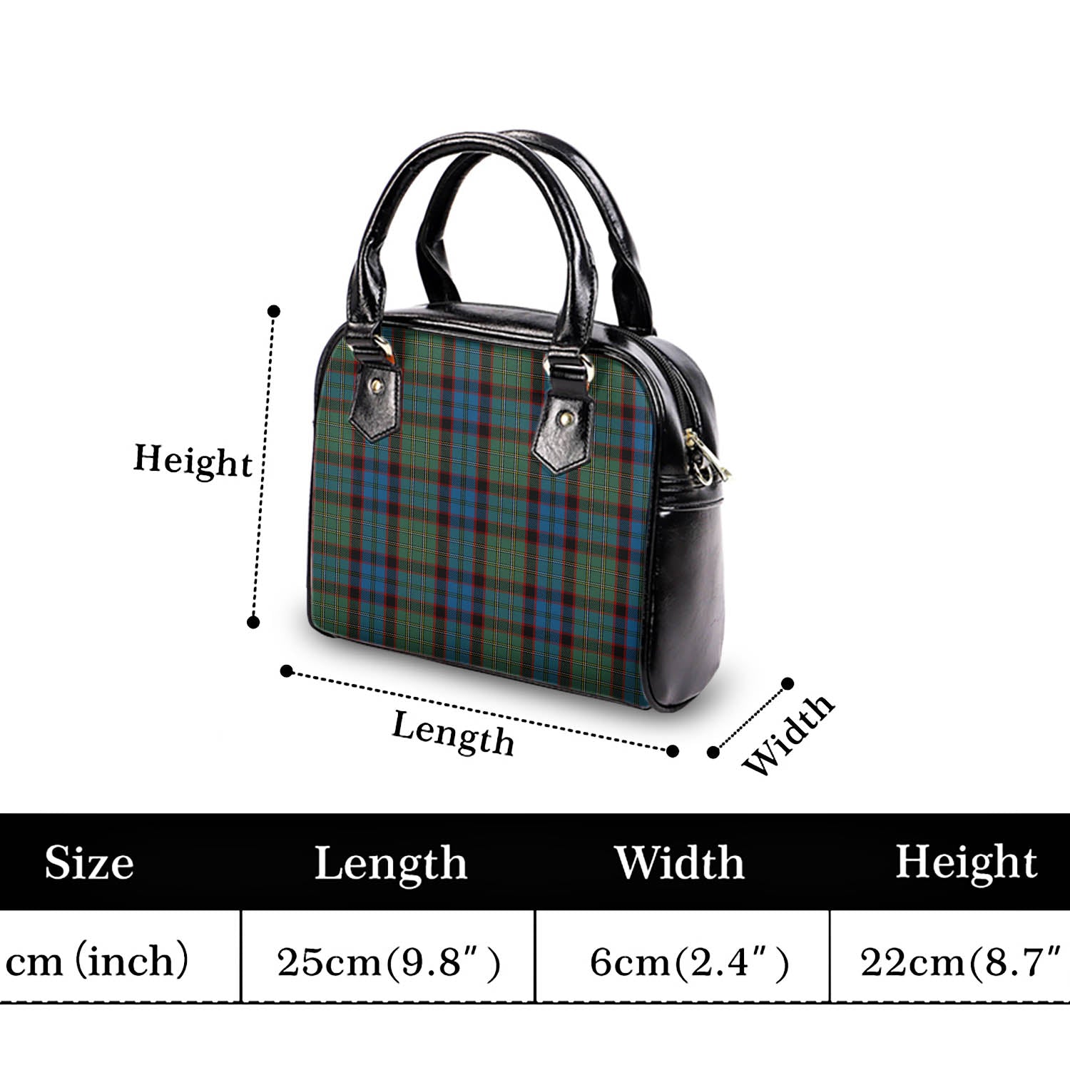 MacNicol Hunting Tartan Shoulder Handbags - Tartanvibesclothing