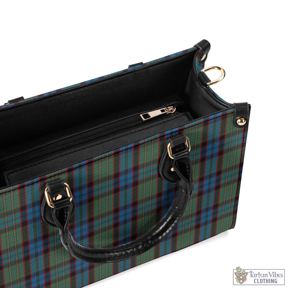 Tartan Vibes Clothing MacNicol Hunting Tartan Luxury Leather Handbags