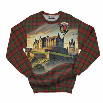 MacNicol (McNicol) Tartan Family Crest Sweatshirt with Scottish Ancient Castle Style Unisex - Tartan Vibes Clothing
