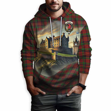 MacNicol (McNicol) Tartan Family Crest Hoodie with Scottish Ancient Castle Style Pullover Hoodie - Tartan Vibes Clothing