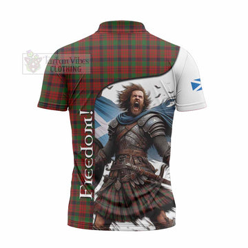 MacNicol (McNicol) Crest Tartan Zipper Polo Shirt Inspired by the Freedom of Scottish Warrior