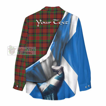 MacNicol (McNicol) Tartan Women's Casual Shirt with Family Crest Scotland Patriotic Style