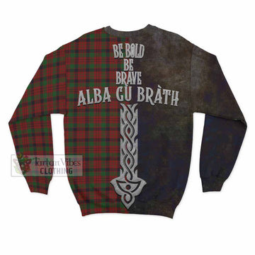 MacNicol (McNicol) Tartan Family Crest Sweatshirt Alba Gu Brath Be Brave Lion Ancient Style - Tartan Vibes Clothing