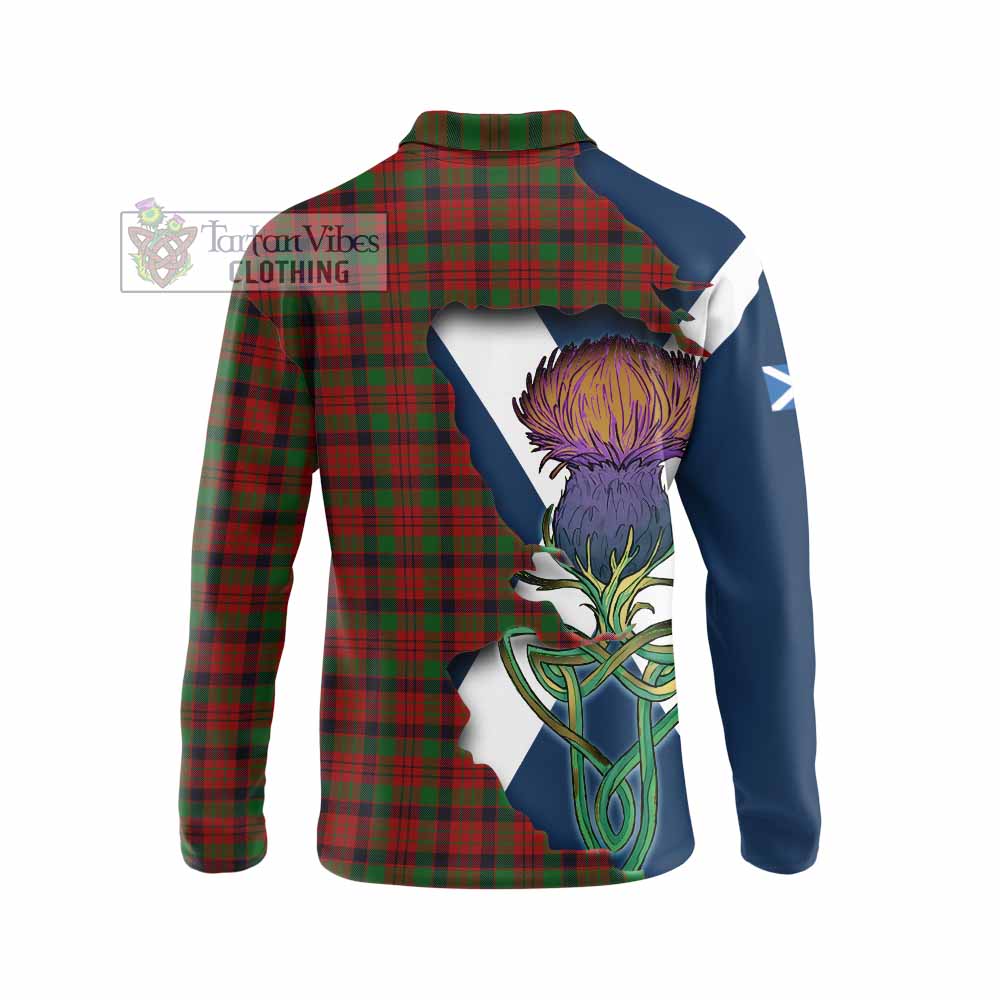 MacNicol (McNicol) Tartan Family Crest Long Sleeve Polo Shirt Scottish Thistle Celtic Inspired - Tartan Vibes Clothing