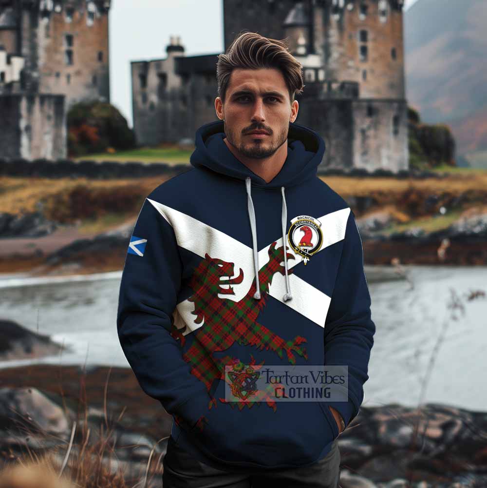 Tartan Vibes Clothing MacNicol (McNicol) Tartan Lion Rampant Cotton Hoodie Proudly Display Your Heritage with Alba Gu Brath and Clan Name