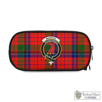 MacNicol of Scorrybreac Tartan Pen and Pencil Case with Family Crest