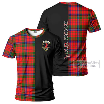 MacNicol of Scorrybreac Tartan T-Shirt with Family Crest and Half Of Me Style