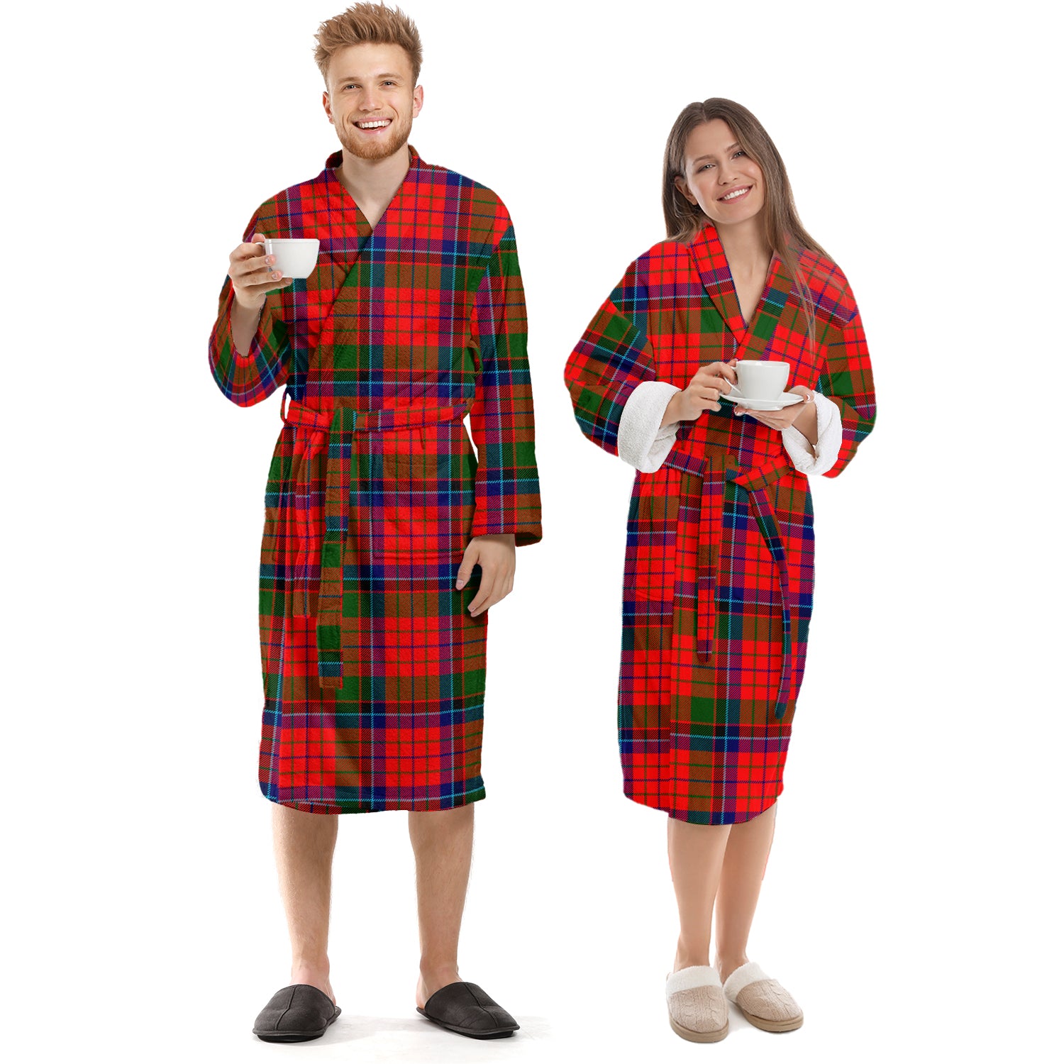 MacNicol of Scorrybreac Tartan Bathrobe Unisex S - Tartan Vibes Clothing