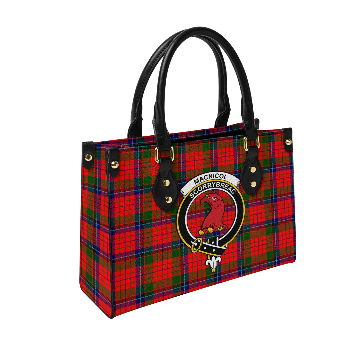 macnicol-of-scorrybreac-tartan-leather-bag-with-family-crest