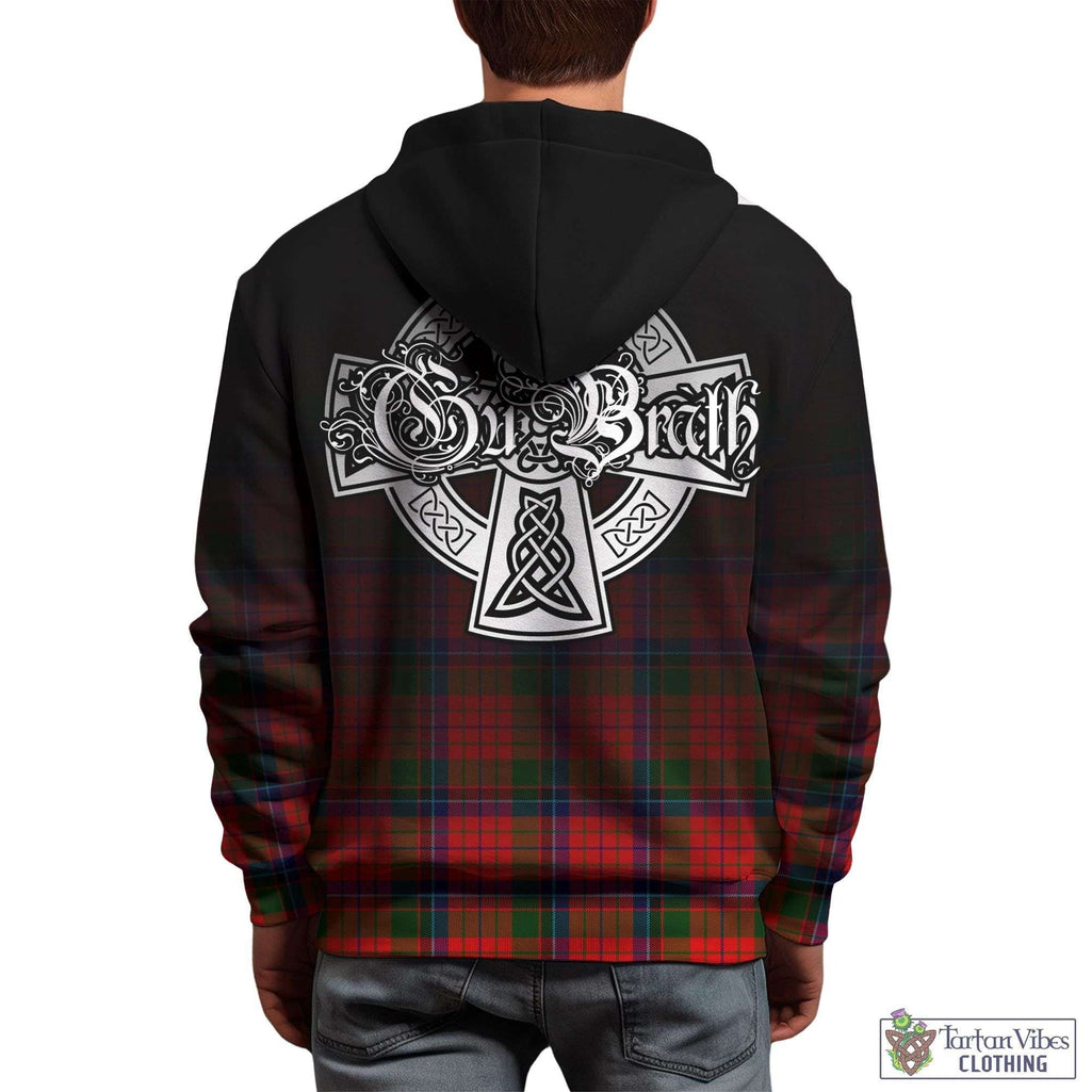 Tartan Vibes Clothing MacNicol of Scorrybreac Tartan Hoodie Featuring Alba Gu Brath Family Crest Celtic Inspired