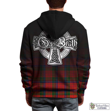 MacNicol of Scorrybreac Tartan Hoodie Featuring Alba Gu Brath Family Crest Celtic Inspired