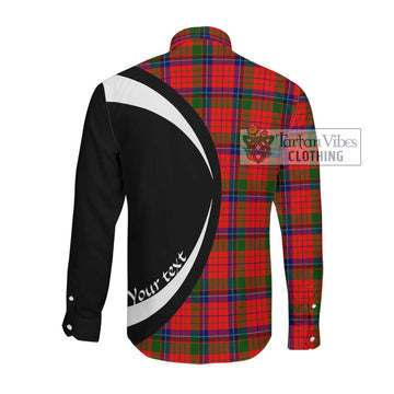 MacNicol of Scorrybreac Tartan Long Sleeve Button Up with Family Crest Circle Style