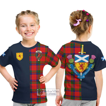 MacNicol of Scorrybreac Tartan Kid T-Shirt with Scottish Lion Royal Arm Half Style