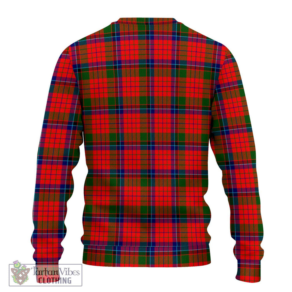 MacNicol of Scorrybreac Tartan Knitted Sweater with Family Crest DNA In Me Style - Tartanvibesclothing Shop