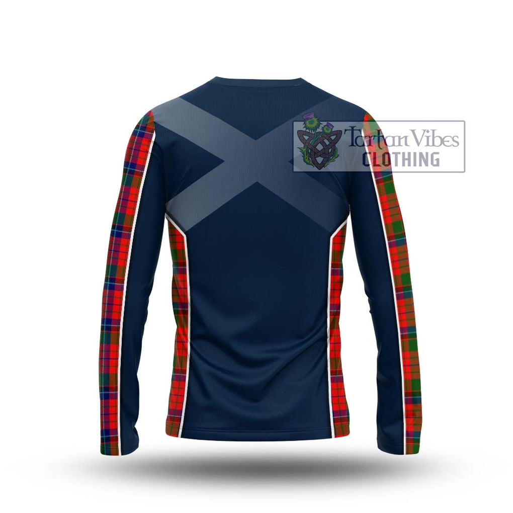 MacNicol of Scorrybreac Tartan Long Sleeve T-Shirt with Family Crest and Lion Rampant Vibes Sport Style - Tartan Vibes Clothing