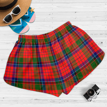 MacNicol of Scorrybreac Tartan Womens Shorts with Family Crest