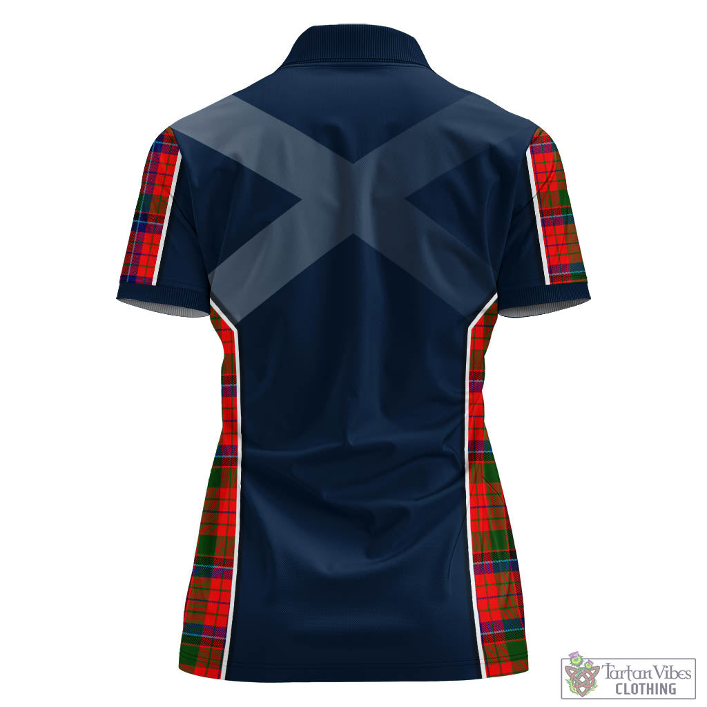 MacNicol of Scorrybreac Tartan Women's Polo Shirt with Family Crest an