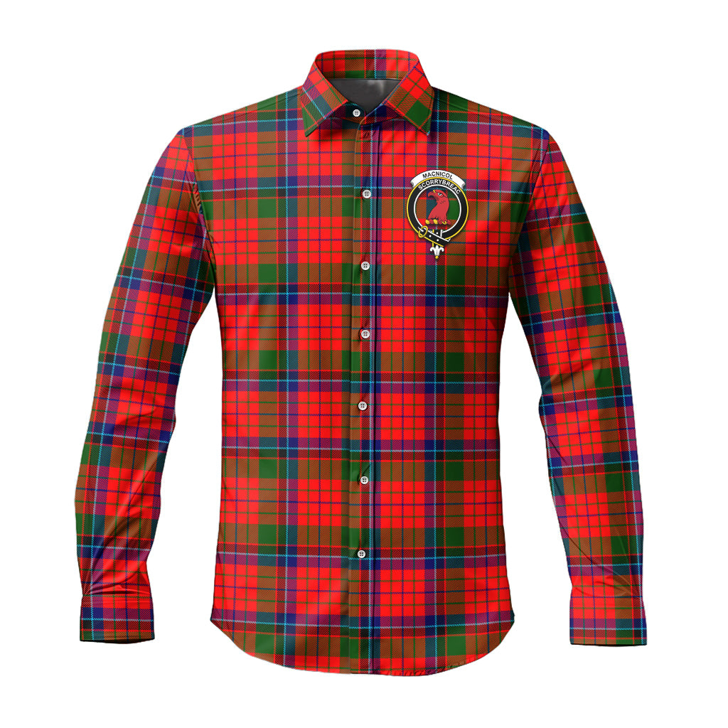 macnicol-of-scorrybreac-tartan-long-sleeve-button-up-shirt-with-family-crest