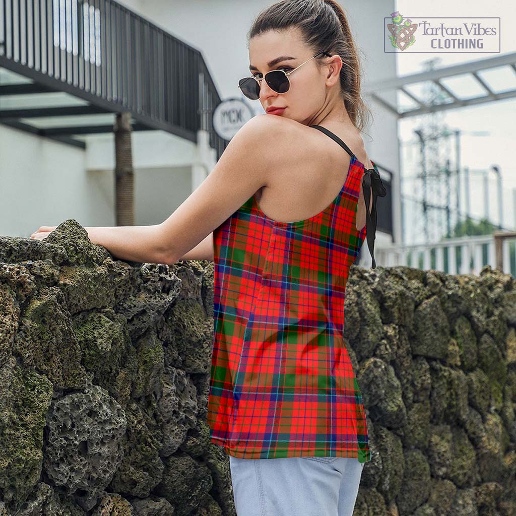 Tartan Vibes Clothing MacNicol of Scorrybreac Tartan Loose Halter Neck Camisole