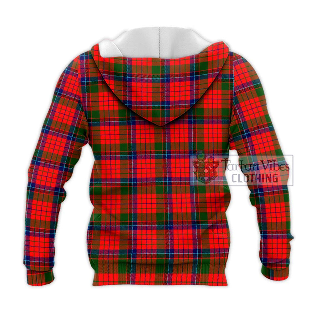 MacNicol of Scorrybreac Tartan Knitted Hoodie with Family Crest DNA In Me Style - Tartanvibesclothing Shop