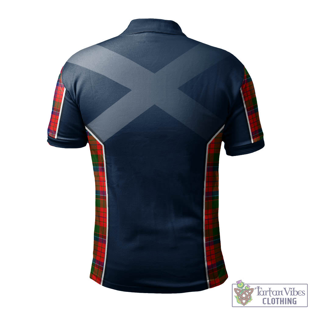 Tartan Vibes Clothing MacNicol of Scorrybreac Tartan Men's Polo Shirt with Family Crest and Lion Rampant Vibes Sport Style