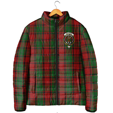 MacPhail (McPhail) Tartan Padded Jacket with Family Crest