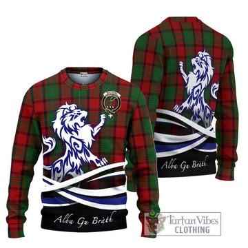 MacPhail (McPhail) Tartan Ugly Sweater with Alba Gu Brath Regal Lion Emblem