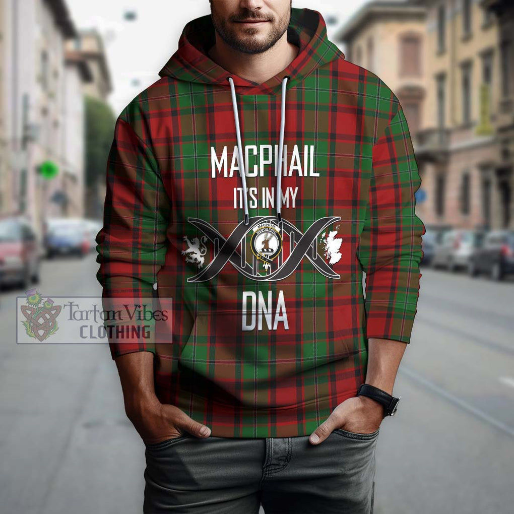 MacPhail (McPhail) Tartan Hoodie with Family Crest DNA In Me Style Pullover Hoodie - Tartanvibesclothing Shop