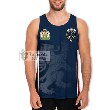 MacPhail (McPhail) Tartan Men's Tank Top with Family Crest and Lion Rampant Vibes Sport Style